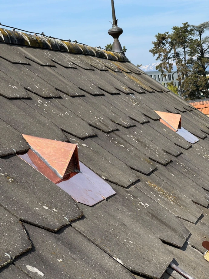 tuile de ventilation